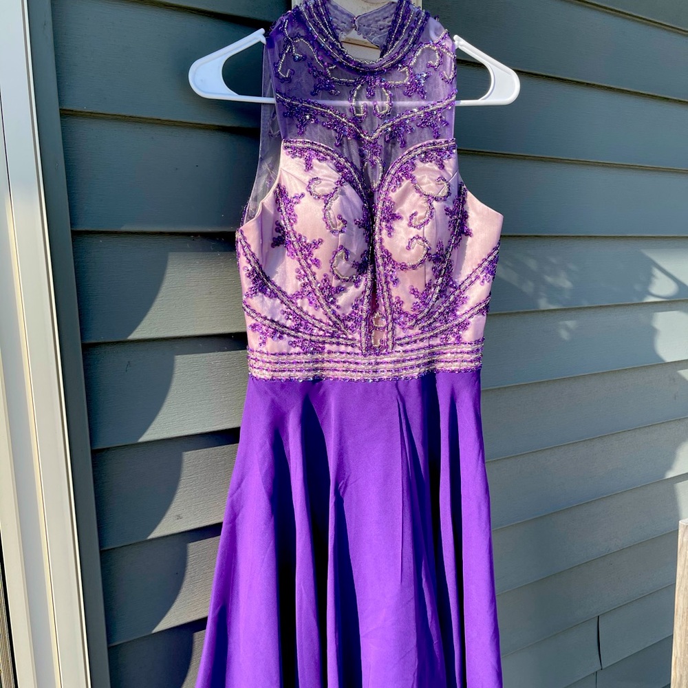 Purple Homecoming Dress